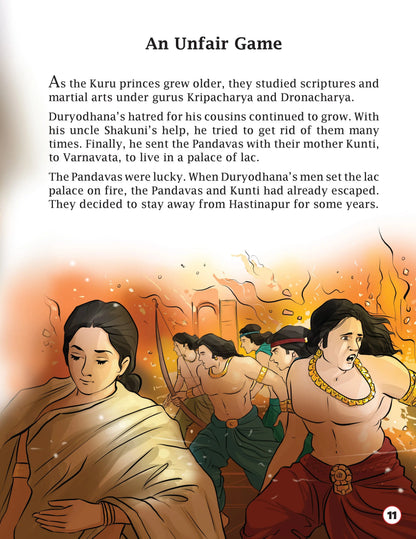Lil Legends Mahabharat Story Book for Kids | Padded Illustrated Mythology Book | Epic Tales of Pandavas, Krishna & Kurukshetra | Cultural Learning Picture Book | Ages 7+ Years
