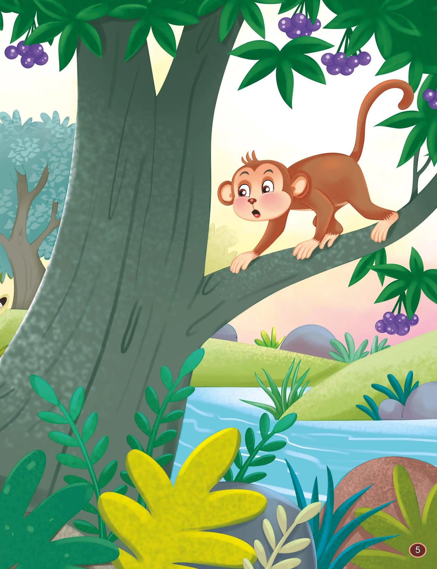 Oswaal Lil Legends Panchatantra Stories for Kids Age 2+ Years - The Monkey's Heart | Short Illustrated English Bedtime Stories with Colourful Pictures | Picture Book for Early Readers 
