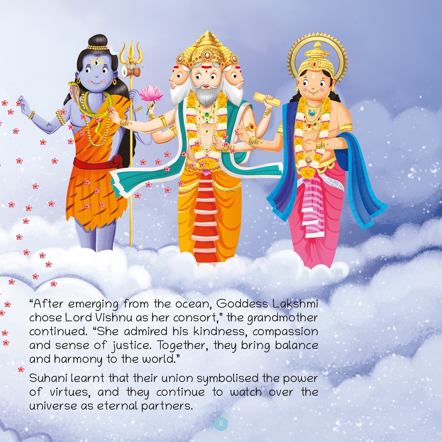 Enchanting Tale of Goddess Lakshmi – Illustrated Mythological Story Book for Kids | Short, Inspiring Bedtime Story | Ages 3+ | Board Book with Cultural Values - Oswaal Books