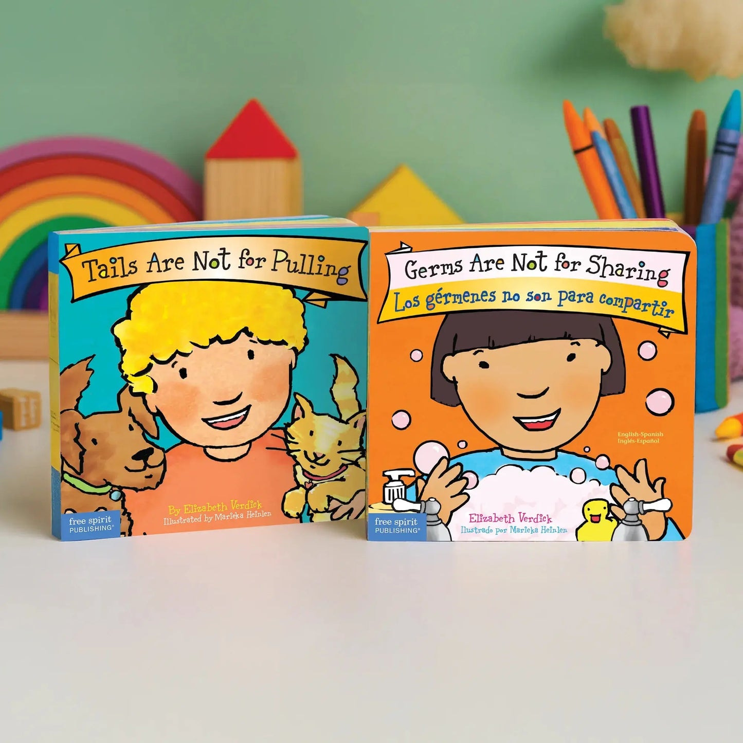 Sharing & Caring Duo Set (Best Behaviour Series) — 2 Board Books for Toddlers (Ages 1–4 yrs) | Includes Kind Choices & Gentle Behaviour Stories | by Free Spirit Publishing 