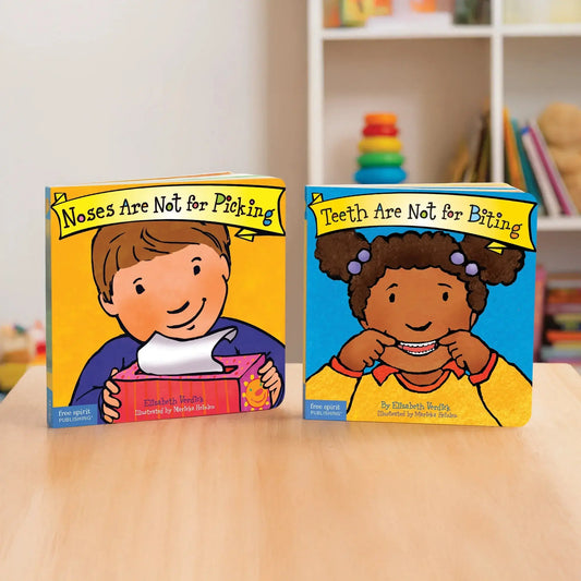 Best Behaviour Duo Set (Best Behaviour Series) — 2 Board Books for Toddlers (Ages 1–4 yrs) | Includes No Biting & No Picking Stories | by Free Spirit Publishing
