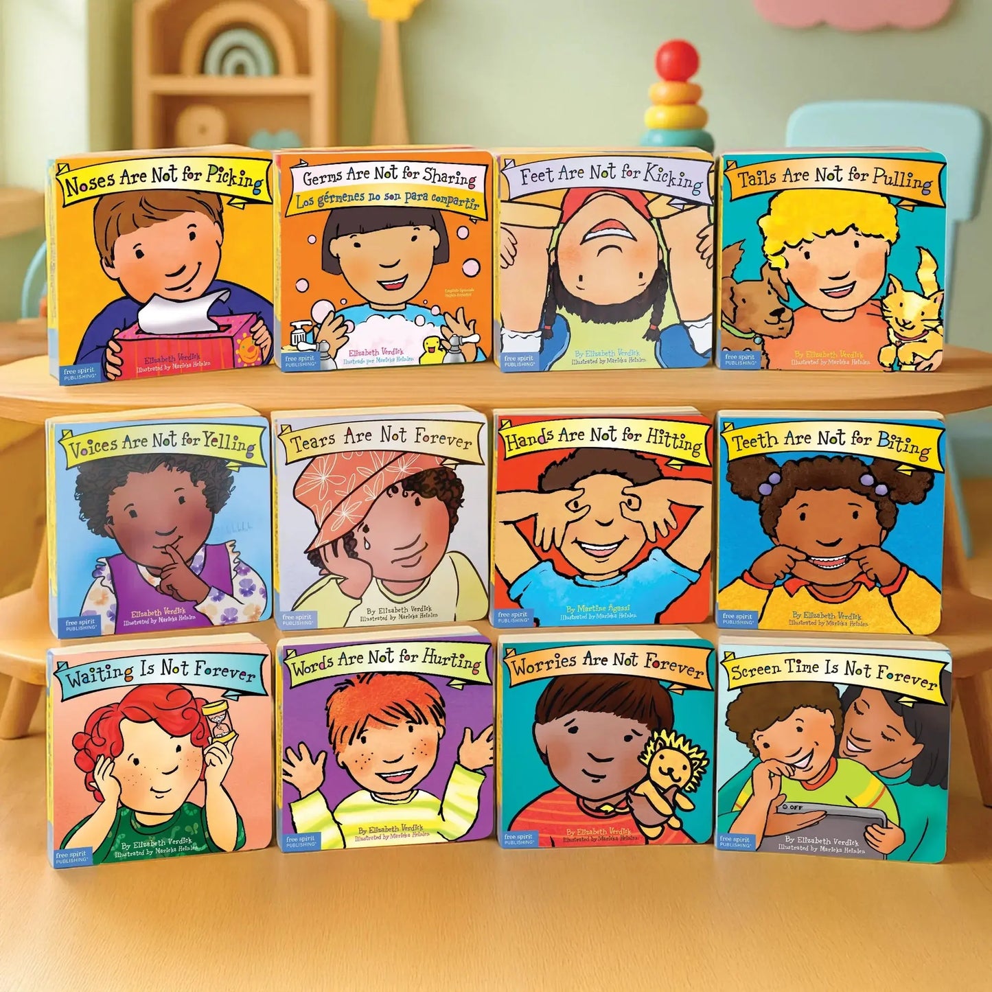 Best Behaviour Series Bundle — 12 Board Books for Toddlers (Ages 1–4 yrs) | Includes Kindness, Calm & Confidence Stories | Build Positive Behaviour Skills | by Free Spirit Publishing 
