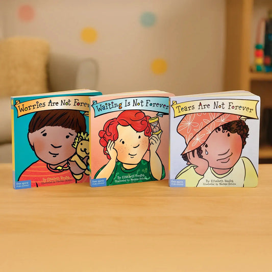 Emotional Resilience Trio Set (Best Behaviour Series) — 3 Board Books for Toddlers (Ages 1–4 yrs) | Includes Managing Tears, Worries & Waiting | by Free Spirit Publishing