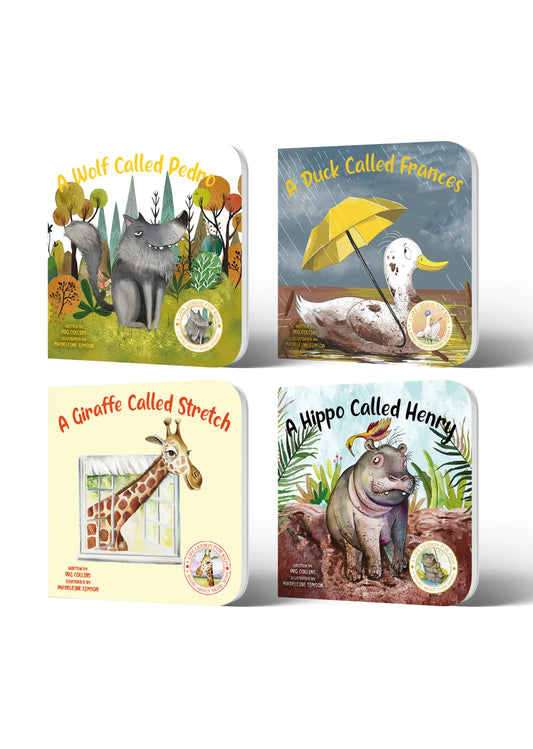 Lil Legends A Life Lesson for Kids - Good Habits Set of 4 Story Books for Kids Age 4-8 Years | Wolf, Duck, Giraffe & Hippo Tales | Honesty, Cleanliness & Moral Values