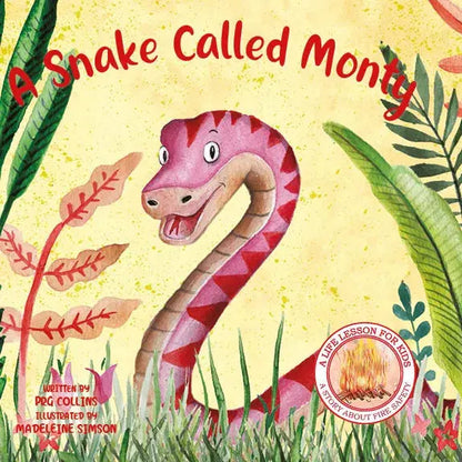 Lil Legends A Life Lesson for Kids Series, A Snake Called Monty - A Story About Fire Safety | Value-based Picture Story Board Book | For Age 4–8 