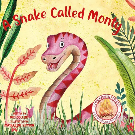 Lil Legends A Snake Called Monty Story Boardbook for Kids | A Story About Fire Safety | Life Lesson Story Book | Responsibility, Awareness & Safety | Illustrated Picture Book | Age 4–8
