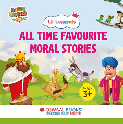 Lil Legends All-Time Favourite Moral Stories for Kids | 5 Short Bedtime Stories in English | Illustrated Story Book | Read-Aloud Picture Book | Age 3+ Years 