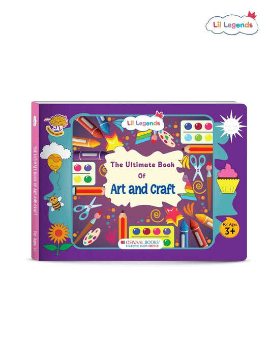 Lil Legends Art & Craft Book for Kids | 30+ Creative Activities & DIY Projects | Imagination & Motor Skills | Craft Ideas Activity Book | Age 3+ Years