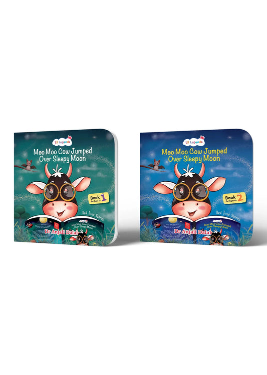 Lil Legends Bedtime Stories Set of 2 for Kids Age 3+ Years - Illustrated Bedtime Short Story Books with Colourful Pictures | Picture Books for Preschoolers | By Dr Anjali Dalal