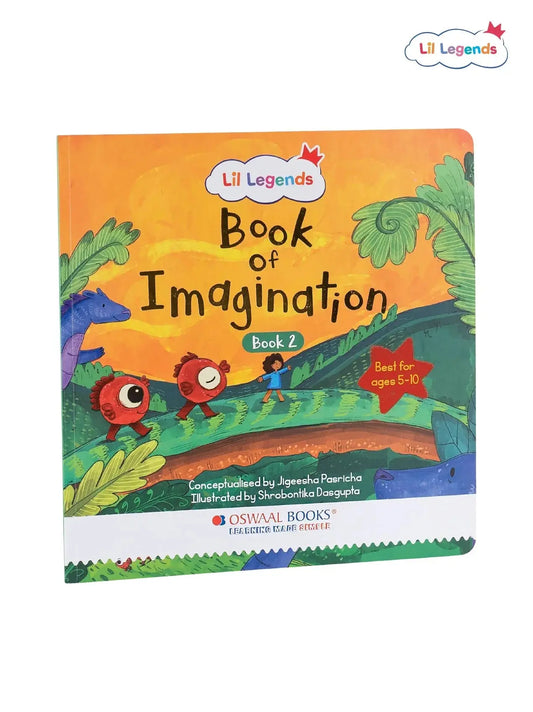 Lil Legends Book of Imagination Part 2 for Kids | Drawing & Writing Prompts | Creative Thinking & Emotional Expression | Screen-Free Activity Journal | Age 5–10 Years