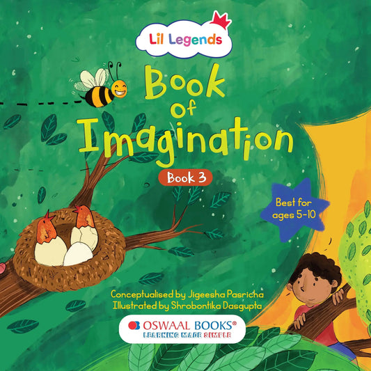 Lil Legends Book of Imagination Part 3 for Kids | Drawing & Creative Thinking Prompts | Focus & Problem-Solving Skills | Screen-Free Activity Book | Age 5–10 Years