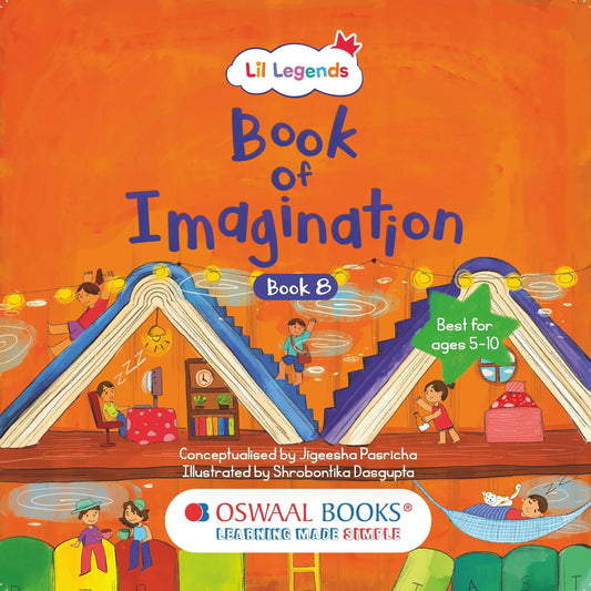 Lil Legends Book of Imagination Part 8 for Kids | Picture Book with Visual Prompts | Creativity, Emotional Intelligence & Expression | Screen-Free Activity Book | Age 5–10 Years