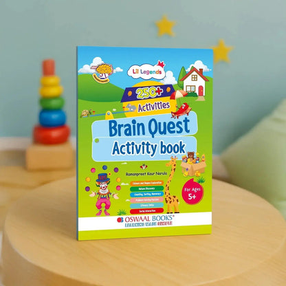 Lil Legends 250+ Activities Brain Quest Activity Book for Age 5+ | Puzzles, Colouring, Counting, Sorting, Numeracy and Word Search | Fun Activity Book | For Toddlers/LKG/UKG/Class 1