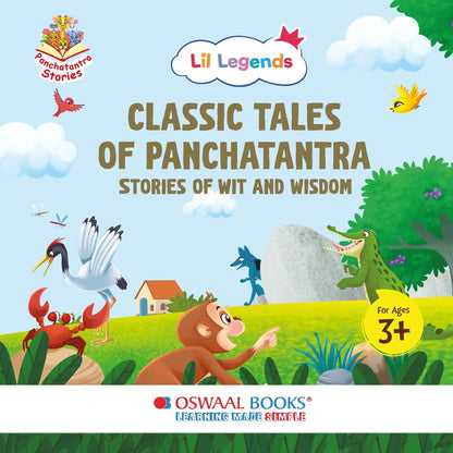 Lil Legends Classic Tales of Panchatantra for Kids | 5 Short Bedtime Stories | Stories of Wit and Wisdom | Moral Story Book in English | Ags 3+ Years 