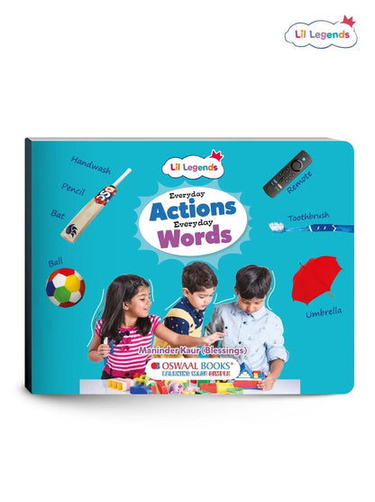 Lil Legends Everyday Actions, Everyday Words Book for Kids | Educator-Designed Communication Book | Vocabulary, Routine Awareness & Speech Support | Age 2+ Years 