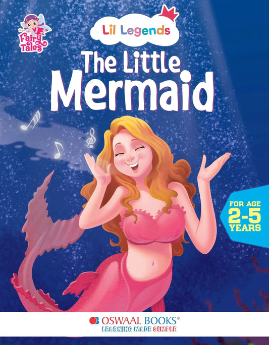 Lil Legends Fairy Tales for Kids | The Little Mermaid | Illustrated Story Book | Bed Time Story Book | Classic Tale Picture Book | Ages 2–5 Years |