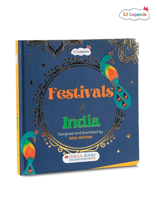 Lil Legends Festivals of India Story Book for Kids | Illustrated Short Stories on Holi, Eid, Diwali, Dussehra & More | Cultural Learning Picture Story Book | Ages 3+ Years