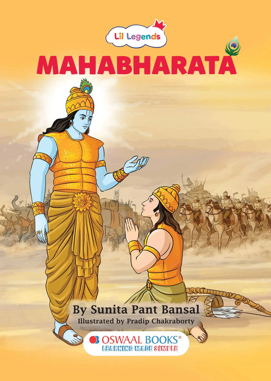 Lil Legends Mahabharat Story Book for Kids | Padded Illustrated Mythology Book | Epic Tales of Pandavas, Krishna & Kurukshetra | Cultural Learning Picture Book | Ages 7+ Years