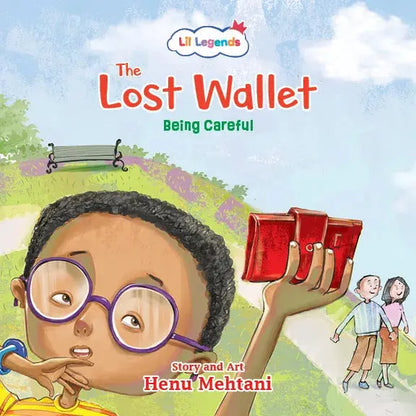Lil Legends Mindful Moments Series - The Lost Wallet, Being Careful | Colourful Picture Story Book for Kids | Illustrated Stories to Build Self-Control and Emotional Learning | Age 5+ 