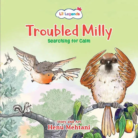 Lil Legends Mindfulness Series - Troubled Milly | Illustrated Story Book for Kids | Mindful Tales for Emotional Learning & Social Skills | Age 5+