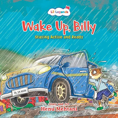 Lil Legends Mindful Moments Series - Wake Up, Billy, Staying Active And Ready | Colourful Picture Story Book for Kids | Illustrated Stories to Build Self-Control and Emotional Learning | Age 5+ 
