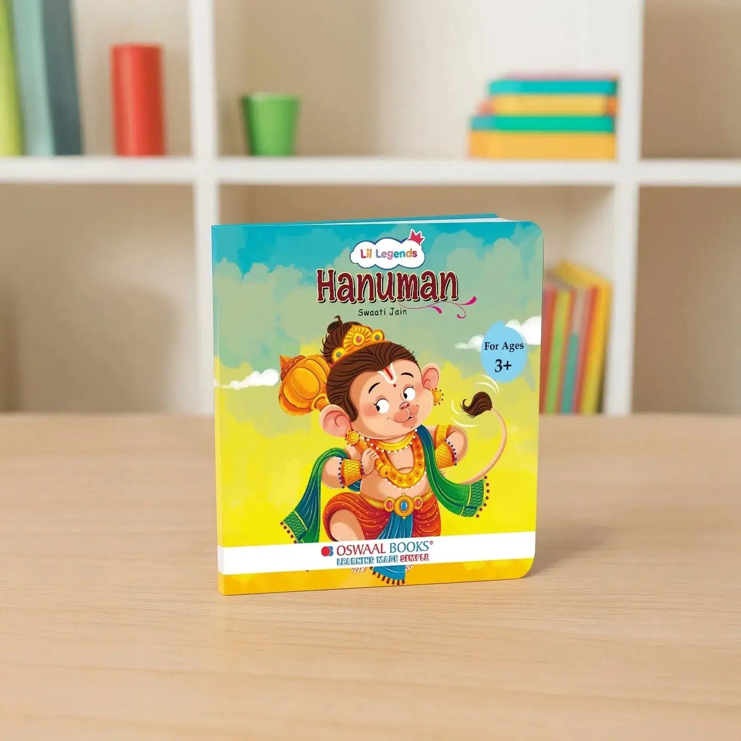 Lil Legends My Little Board Book of Mythological Tales of Lord Hanuman for Kids Age 3+ Years - Enchanting Indian Stories with Colourful Illustrations | Hindu Mythology Picture Book