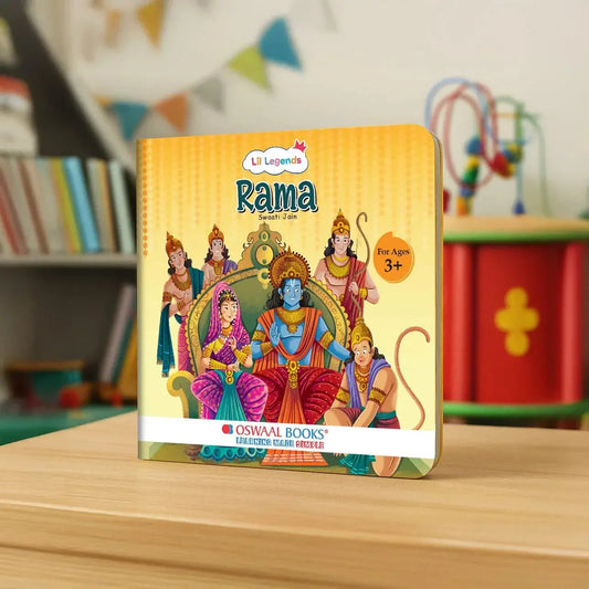 Lil Legends My Little Board Book of Mythological Tales of Lord Rama for Kids Age 3+ Years - Enchanting Indian Stories with Colourful Illustrations | Hindu Mythology Picture Book