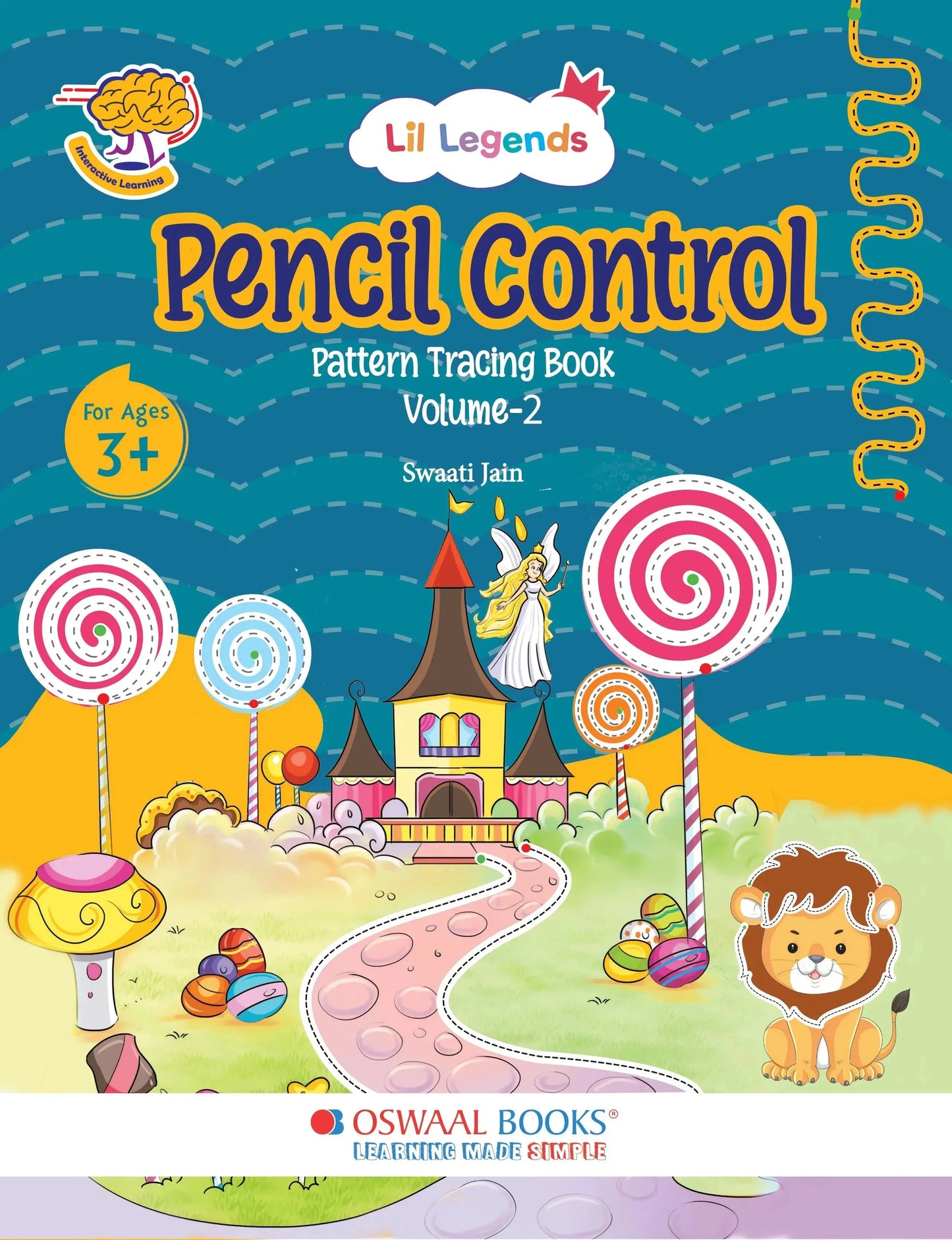 Lil Legends Pencil Control & Pattern Tracing Book for Toddlers Age 3+ Years | Pre-Writing Activity Workbook for Pre-Nursery, Nursery & LKG | Educational Gift for Kids