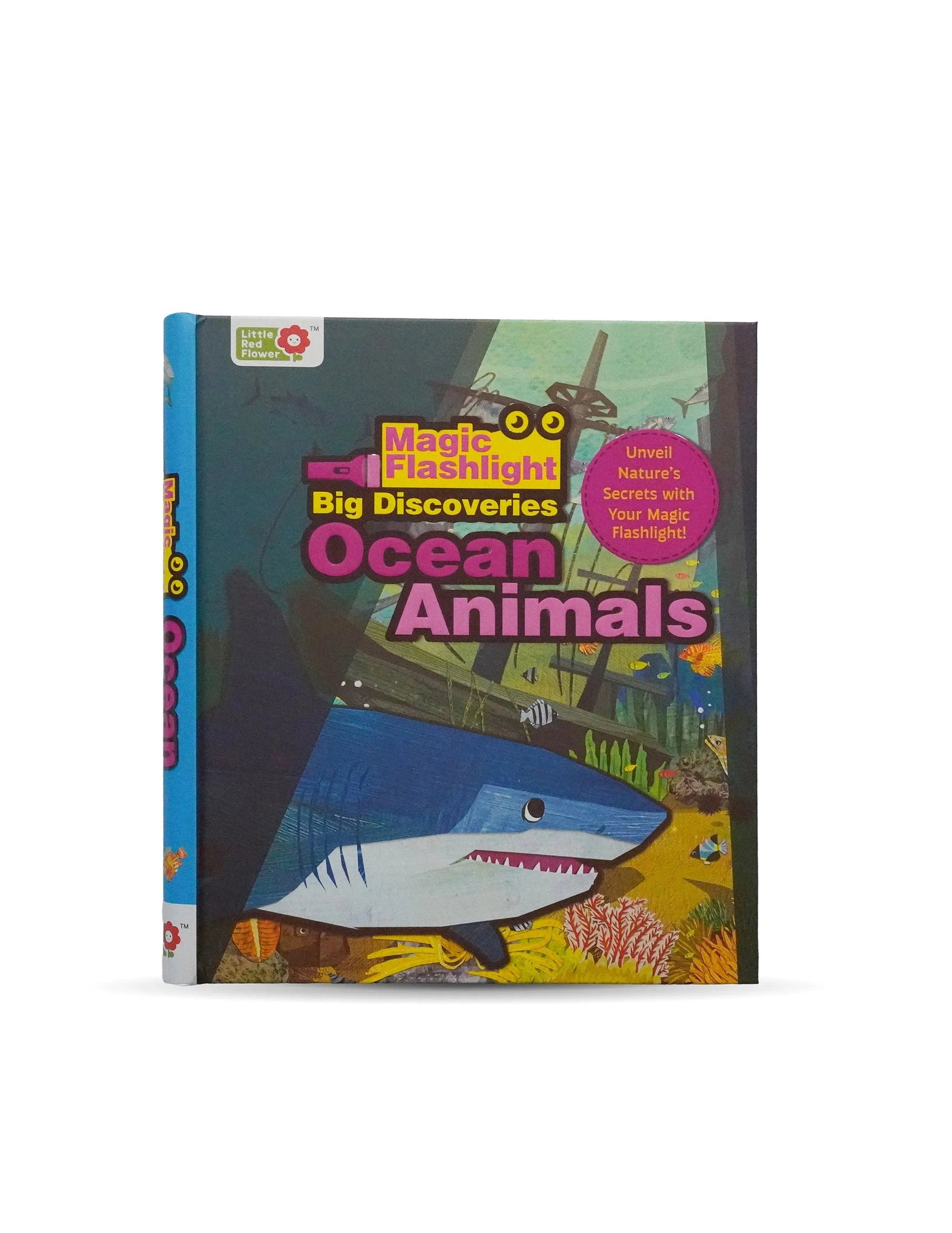 Lil Legends Magic Flashlight Big Discoveries Ocean Animals for Kids | Interactive Hidden Picture Book with Reveal Card | Explore Six Ocean Zones | Age 3+ Years | Paperback | Activity Book