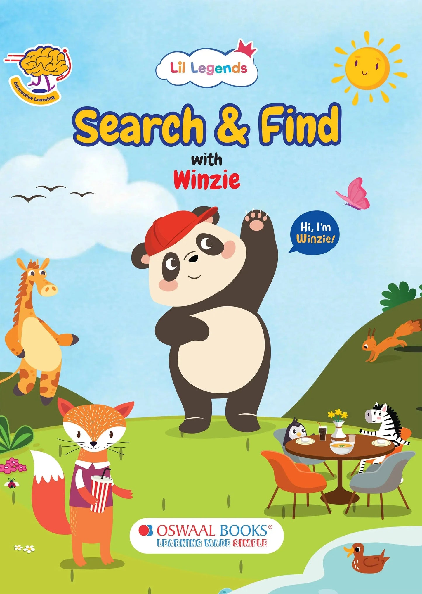 Lil Legends Interactive Learning Activity Book Search and Find with Winzie | Picture Puzzles | Builds Observation, Attention to Detail and Focus | For Nursery/LKG/UKG | Age 3-6 