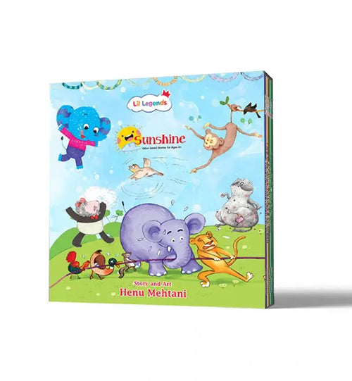 Lil Legends Sunshine Series Slipcase Picture Book Set for Kids | Illustrated Early Learning Stories | Builds Vocabulary, Imagination & Reading Skills | Ages 4+ Years | Picture Books