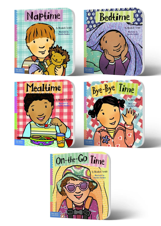 Lil Legends Toddler Tools Everyday Routine Set of 5 Books for Kids Age 2+ Years - Naptime, Bedtime, Mealtime, Bye-Bye & On-the-Go | Daily Habits & Routine