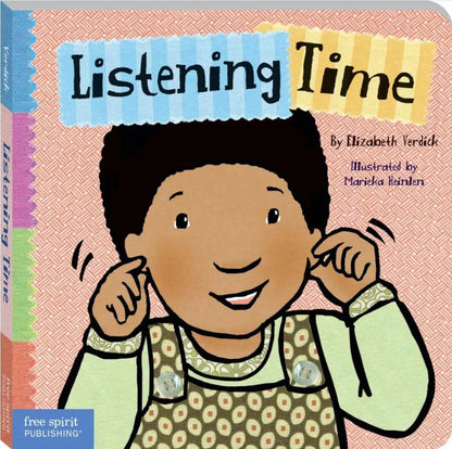 Listening Time (Toddler Tools Series) — Gentle Board Book for Toddlers (Ages 1–3 yrs) | Build Focused Listening & Following-Directions Skills | by Free Spirit Publishing 