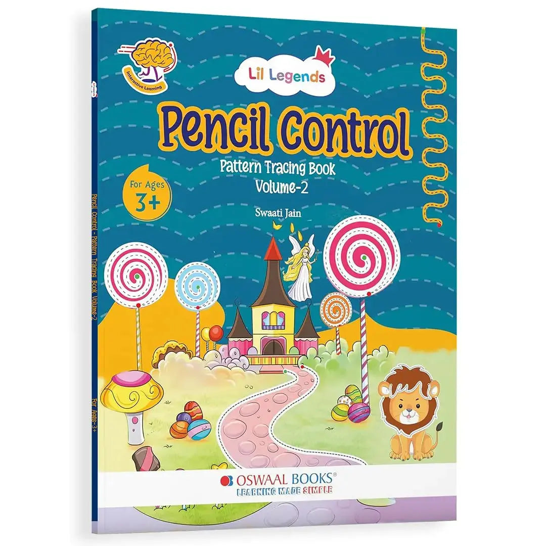 Lil Legends Pencil Control Pattern Tracing Book Vol 1 for Toddlers | First Book For Fun Tracing Activities | Pre-Writing Workbook | For Pre-Nursery/Nursery/LKG | Age 3+ 