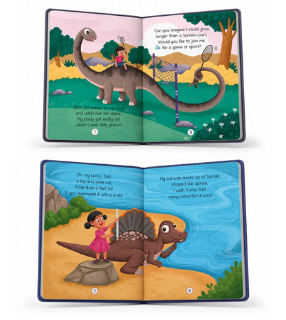 Lil Legends Dinosaur Padded Board Books for Kids | Set of 4 Books | Illustrated Dinosaur Storybooks | Early Learning Fun | Age 2–5 Years | Padded Cover Set 