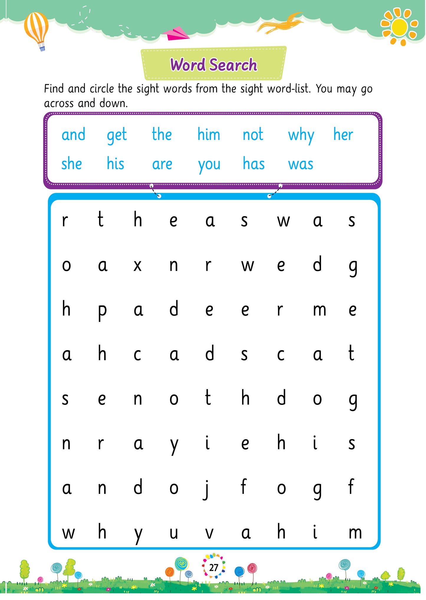 Lil Legends Incredible Phonics Level 2 Sight Words