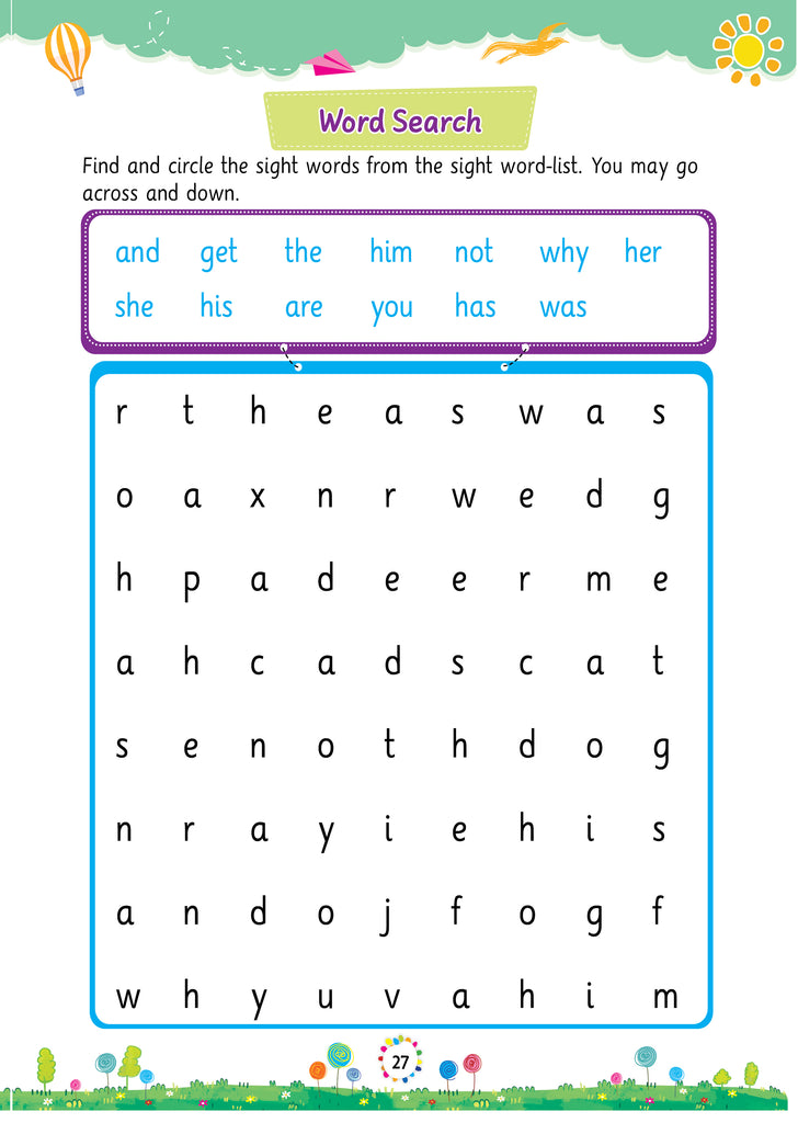 Lil Legends Incredible Phonics Level 2 Sight Words
