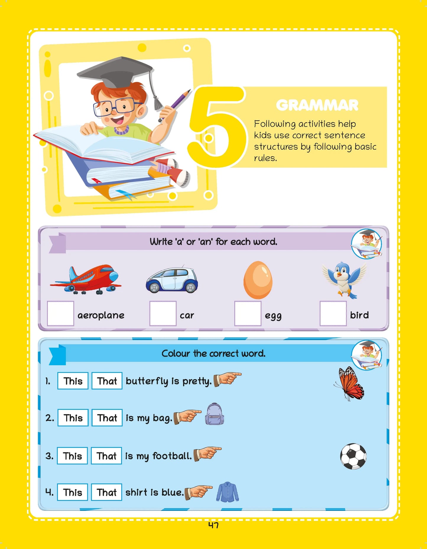 Lil Legends Brain, Maths & English Activity Book Set for Kids | Set of 3 Books | 750+ Exercises | Tracing, Logical Thinking & Language Skills | Age 5+ Years
