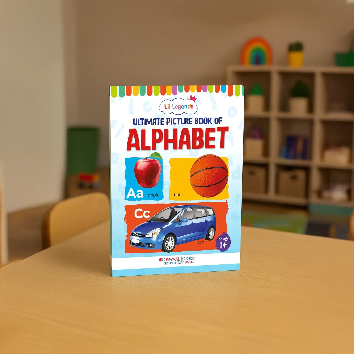Alphabet Picture Book for Toddlers | ABC Learning Book for Kids Age 1+ | A to Z with Bright Images & Easy Words 