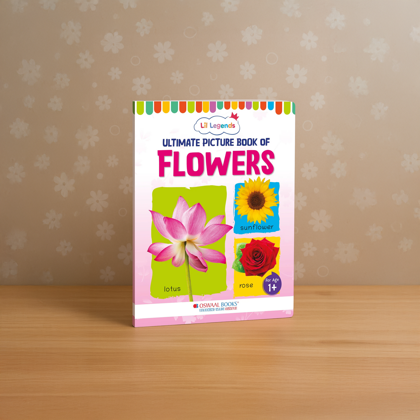 Flower Picture Book for Toddlers | Learn About Flowers for Kids Age 1+ | Early Learning with Bright Images & Simple Words
