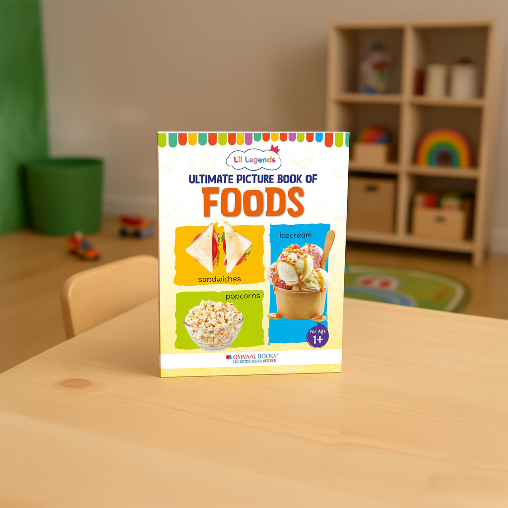 Food Picture Book for Toddlers | Learn About Foods for Kids Age 1+ | Early Learning with Bright Images & Simple Words