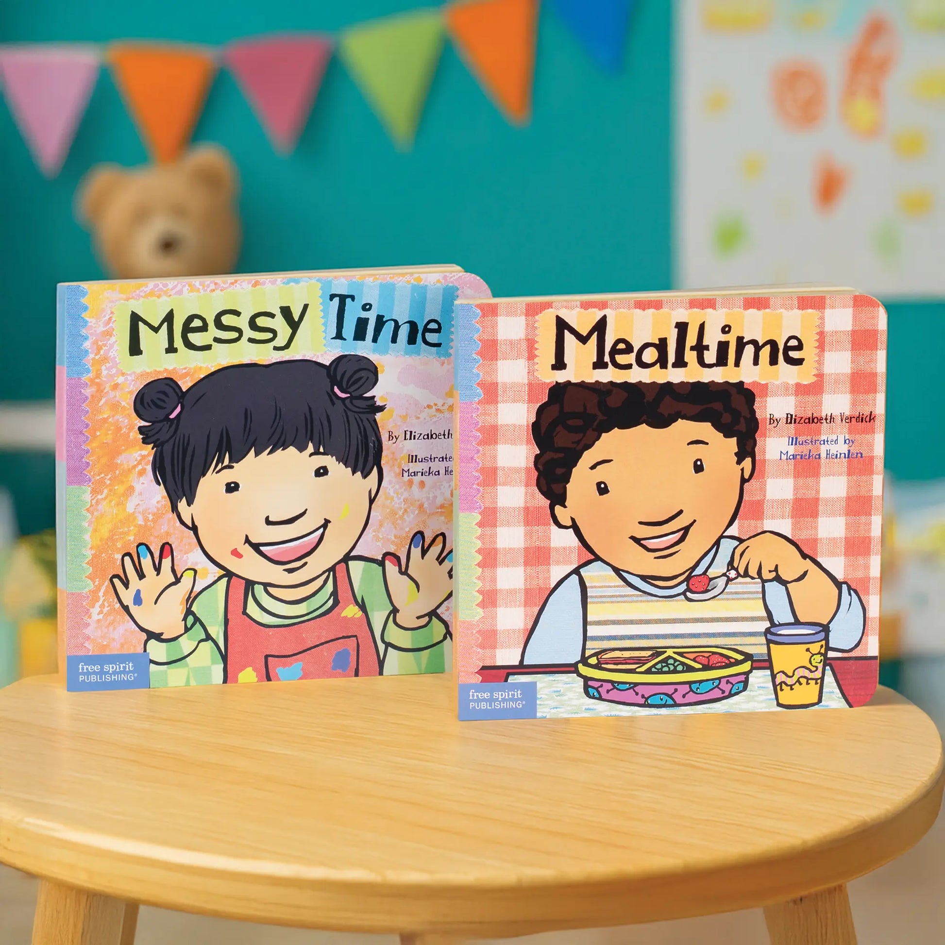 Toddler Food Habits Set (Toddler Tools Series) — 2 Board Books for Toddlers (Ages 1–3 yrs) | Includes Mealtime & Messy-Time Habits | by Lil Legends 