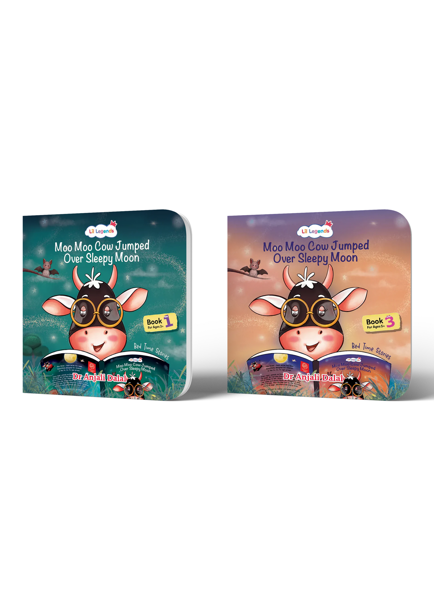 Lil Legends Bedtime Stories for Kids Ages 3–5 | Bedtime Story Books for Toddlers and Preschoolers | Set of 2 Kids Story Books 