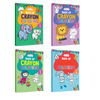 Crayon Colouring Book Set of 4 (Vol 1–4) for Kids Age 3+ | Early Learning Activity Books | by Lil Legends 