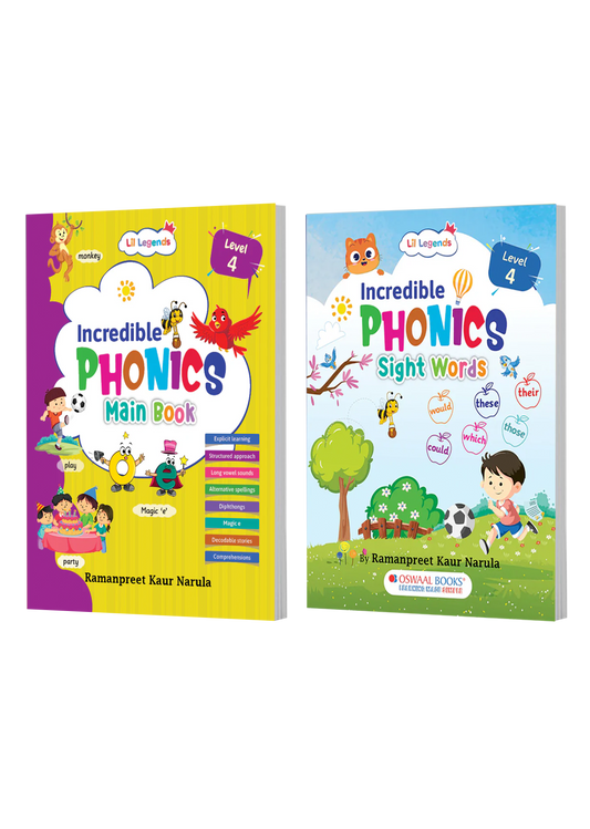 Lil Legends Level 4 Reading Combo (2-Book Set) | Early Phonics & Reading Skills for Kids Age 5–7 | Learning to Read Practice & Sound Blending | by Lil Legends 
