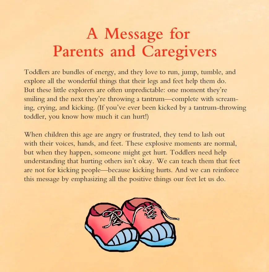 Feet Are Not for Kicking (Best Behaviour Series) — Gentle Board Book for Toddlers (Ages 1-4 yrs) | Teaches Kindness & Self-control | by Free Spirit Publishing 