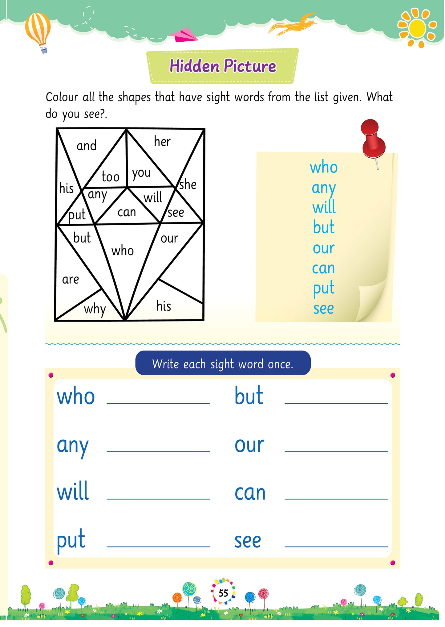 Lil Legends Incredible Phonics Level 2 Sight Words