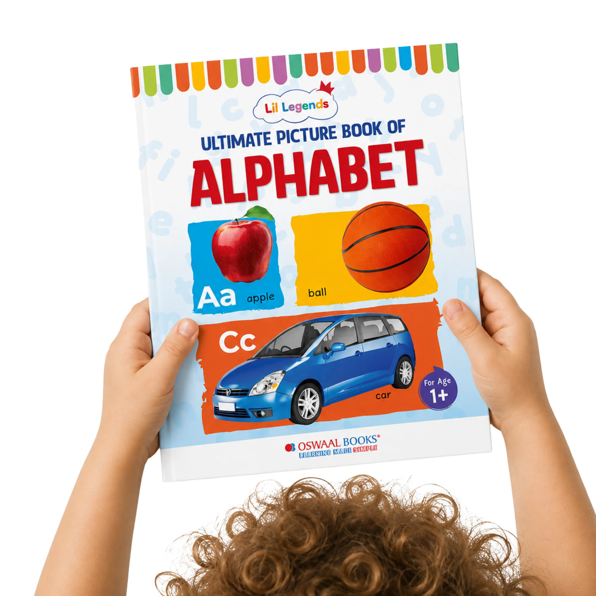 Lil Legends Ultimate Picture Book for Kids Age 1+ Years - Learn About Alphabet (ABC) | Early Learning Illustrated Book with Colourful Pictures | First Words Book for Toddlers & Preschoolers 