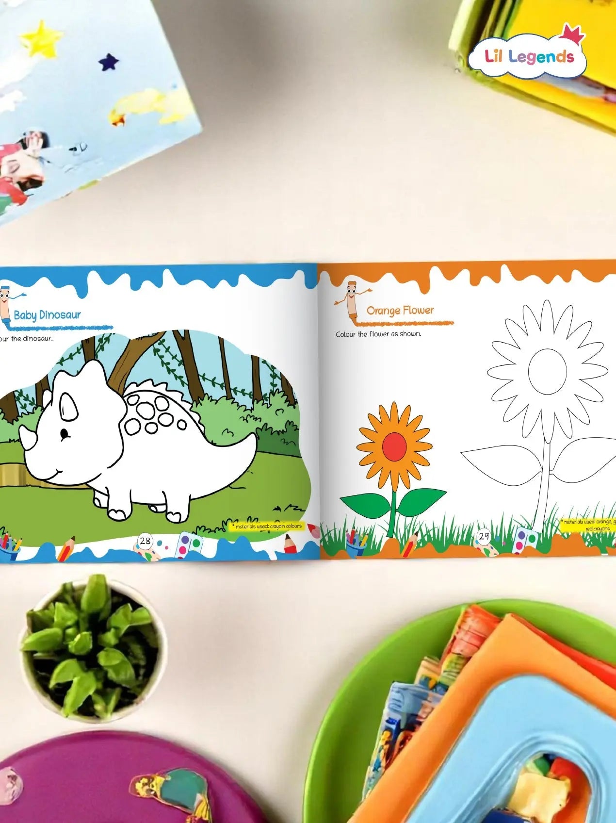 Lil Legends The Ultimate Book of  Art and Craft for Kids | 30+ Creative Activities and DIY Projects | Imagination and Creativity | Tracing, Drawing, Colouring and Craft  Activities | Age 3+ 