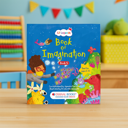 Book of Imagination – Part 5 | Creative Thinking & Activity Book for Kids Ages 5–10 | Drawing, Doodling, Writing & More